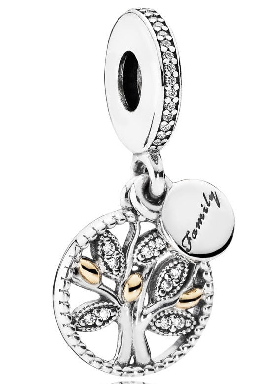 PANDORA CHARMS Mod. SPARKLING FAMILY TREE