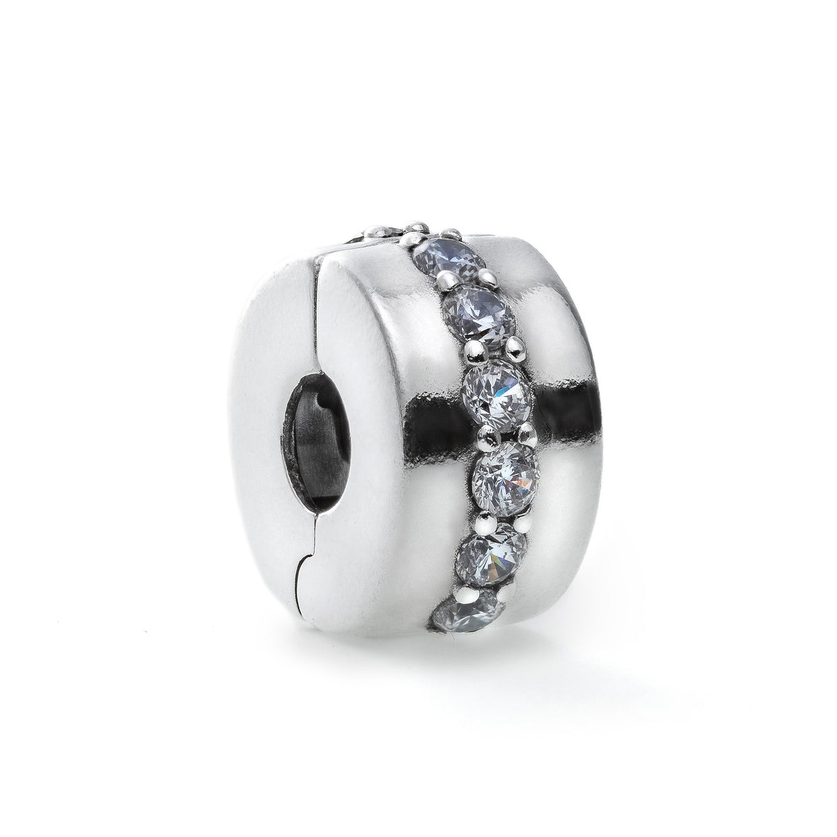 PANDORA CHARMS Mod. CLEAR SPARKLING ROW CLIP ***SPECIAL PRICE***