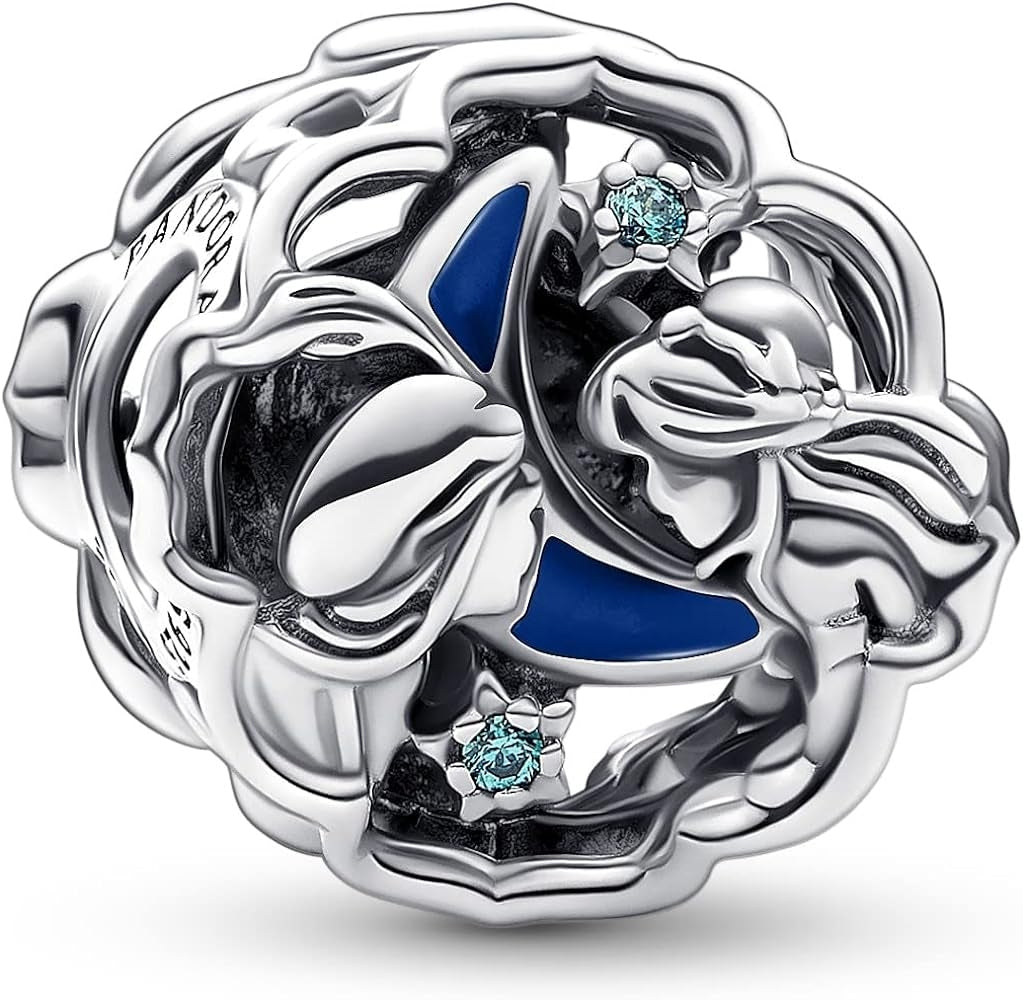 PANDORA CHARMS DISNEY COLLECTION Mod. ALADDIN. JASMIN & GENIE