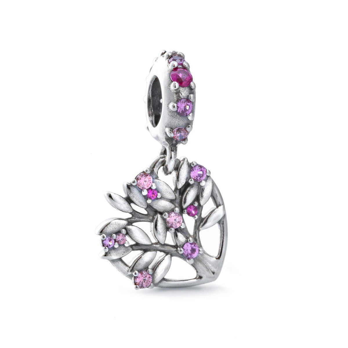 PANDORA JEWELRY Mod. PINK HEART FAMILY TREE