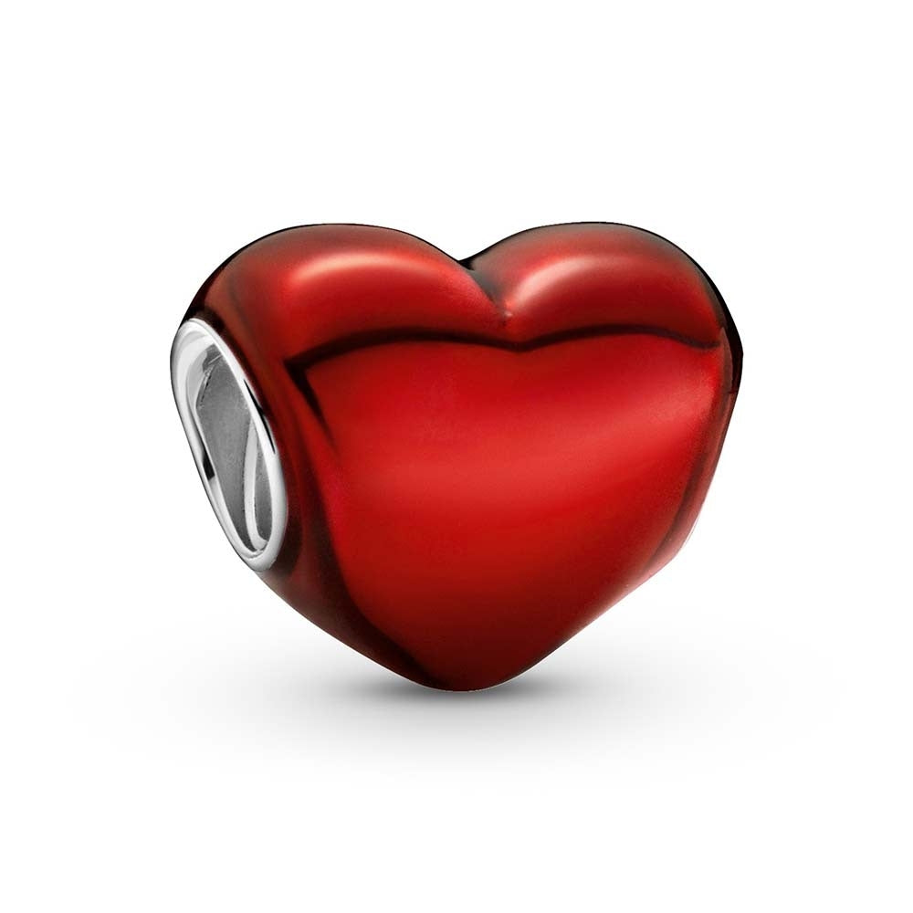 PANDORA CHARMS Mod. METALLIC RED HEART