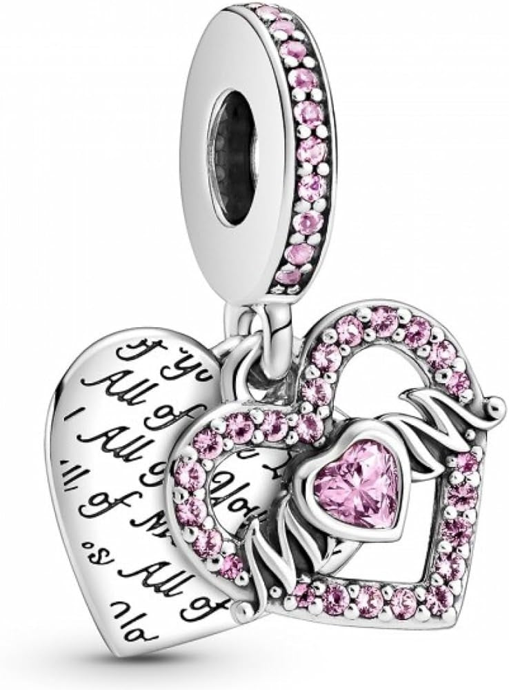 PANDORA CHARMS Mod. HEART & MOM