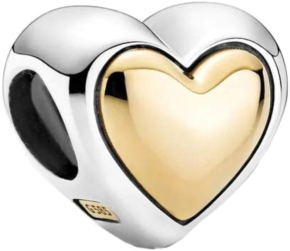 PANDORA CHARMS Mod. DOMED GOLDEN HEART