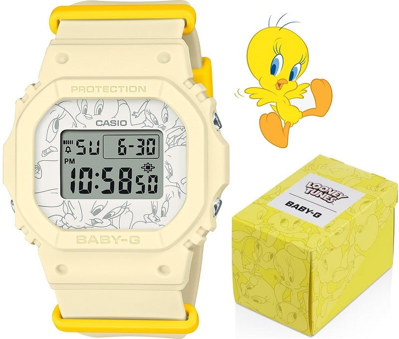 CASIO G-SHOCK Mod. BABY-G x LOONEY TUNES -TWEETY- - Warner Bros Collaboration