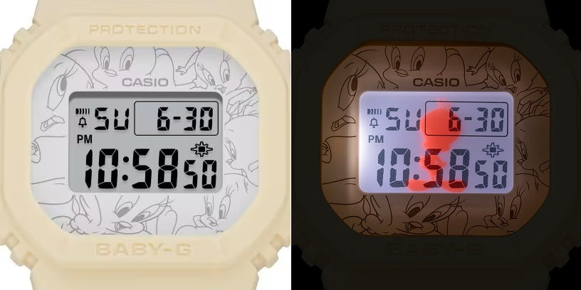 CASIO G-SHOCK Mod. BABY-G x LOONEY TUNES -TWEETY- - Warner Bros Collaboration