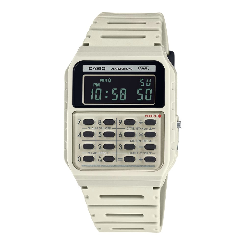 CASIO VINTAGE Mod. CALCULATOR EDGY COLLECTION - Cream