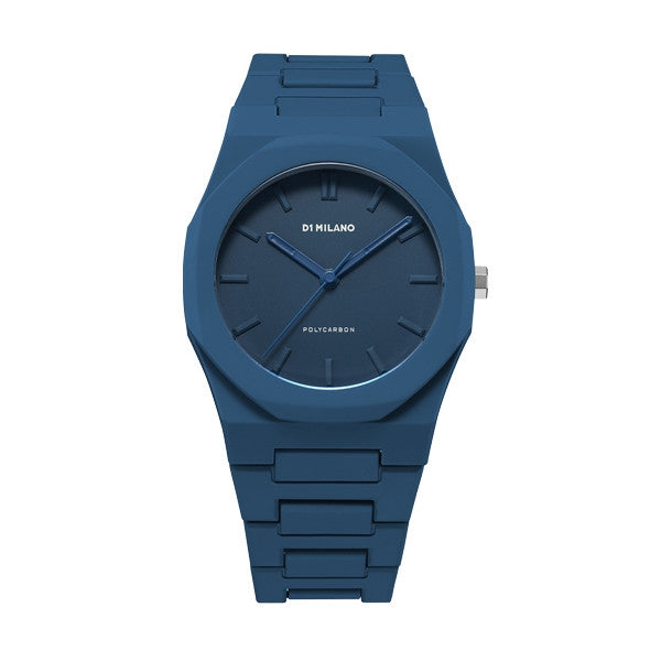 D1 MILANO Mod. POLYCARBON NAVY BLUE - COLOR BLOCK EDITION