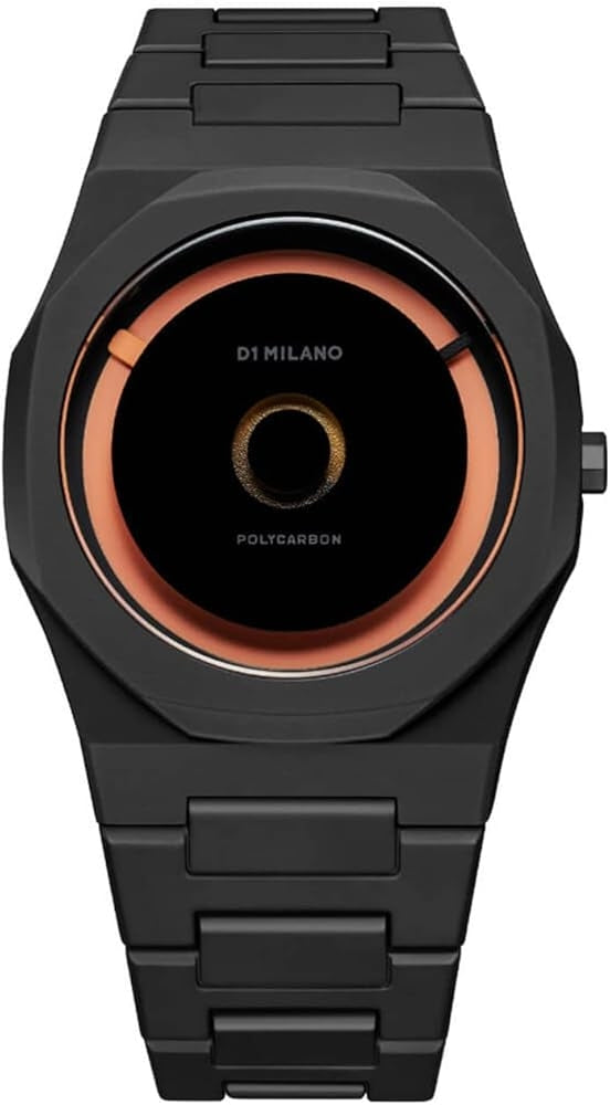 D1 MILANO Mod. POLYCARBON ORANGE LED