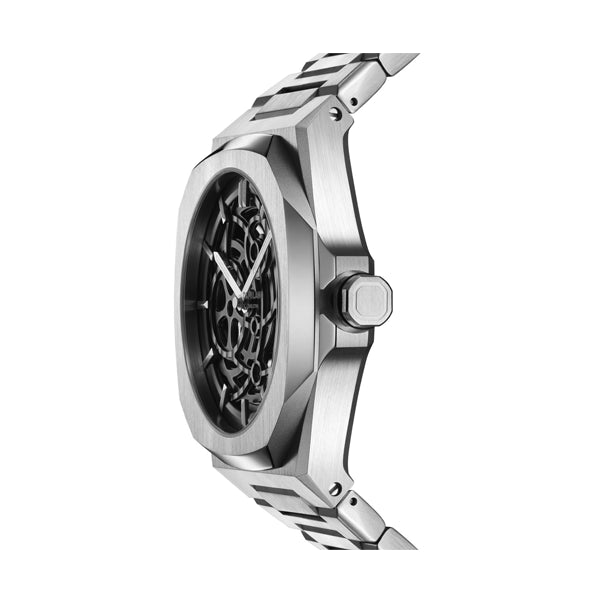 D1 MILANO SKELETON BRACELET Mod. SILVER - Automatic