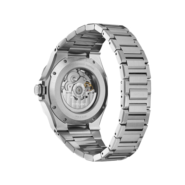 D1 MILANO SKELETON BRACELET Mod. SILVER - Automatic