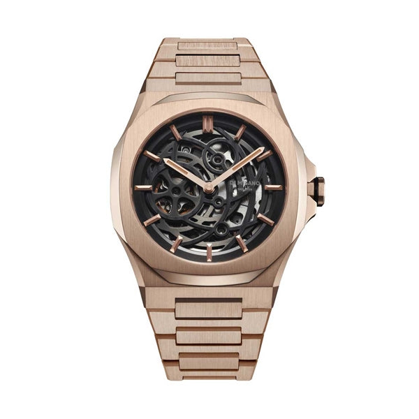 D1 MILANO SKELETON BRACELET Mod. ROSE GOLD - Automatic