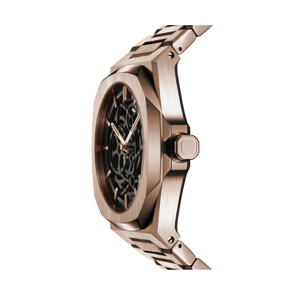 D1 MILANO SKELETON BRACELET Mod. ROSE GOLD - Automatic