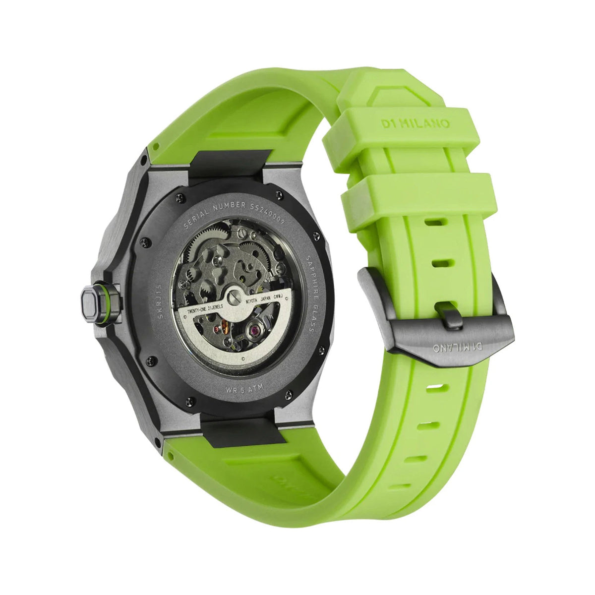 D1 MILANO Mod. SKELETON SLICE LIME