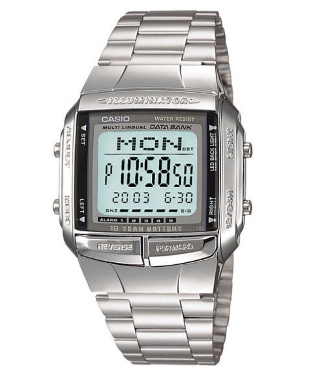 CASIO DATABANK Youth Vintage Silver