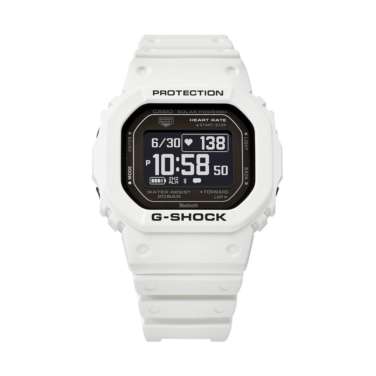 CASIO G-SHOCK Mod. G-SQUAD THE ORIGIN White - HEART RATE SERIE