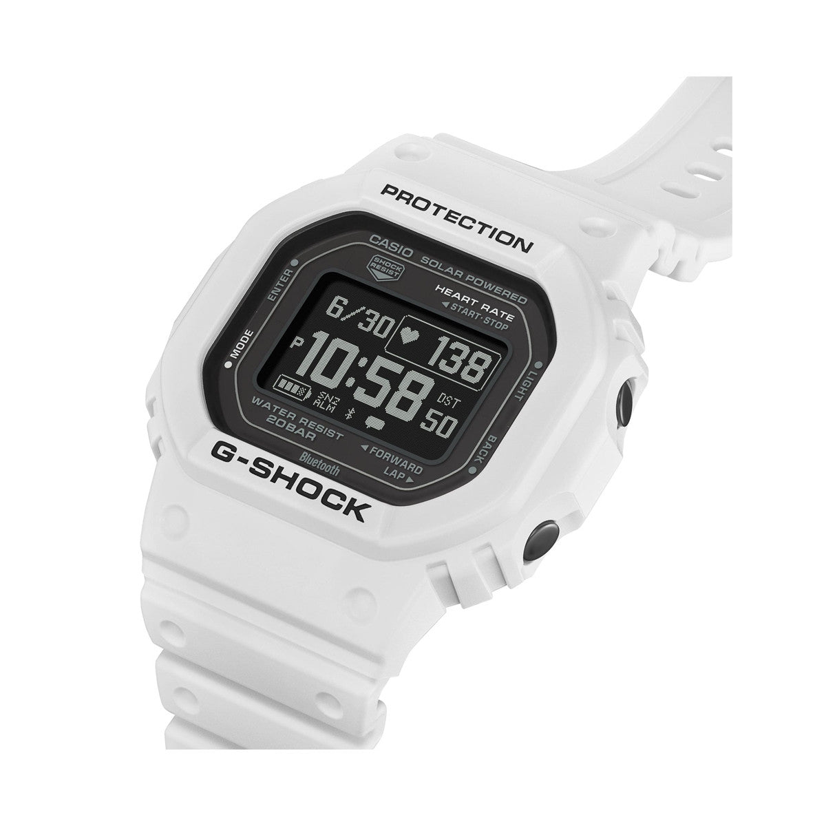 CASIO G-SHOCK Mod. G-SQUAD THE ORIGIN White - HEART RATE SERIE