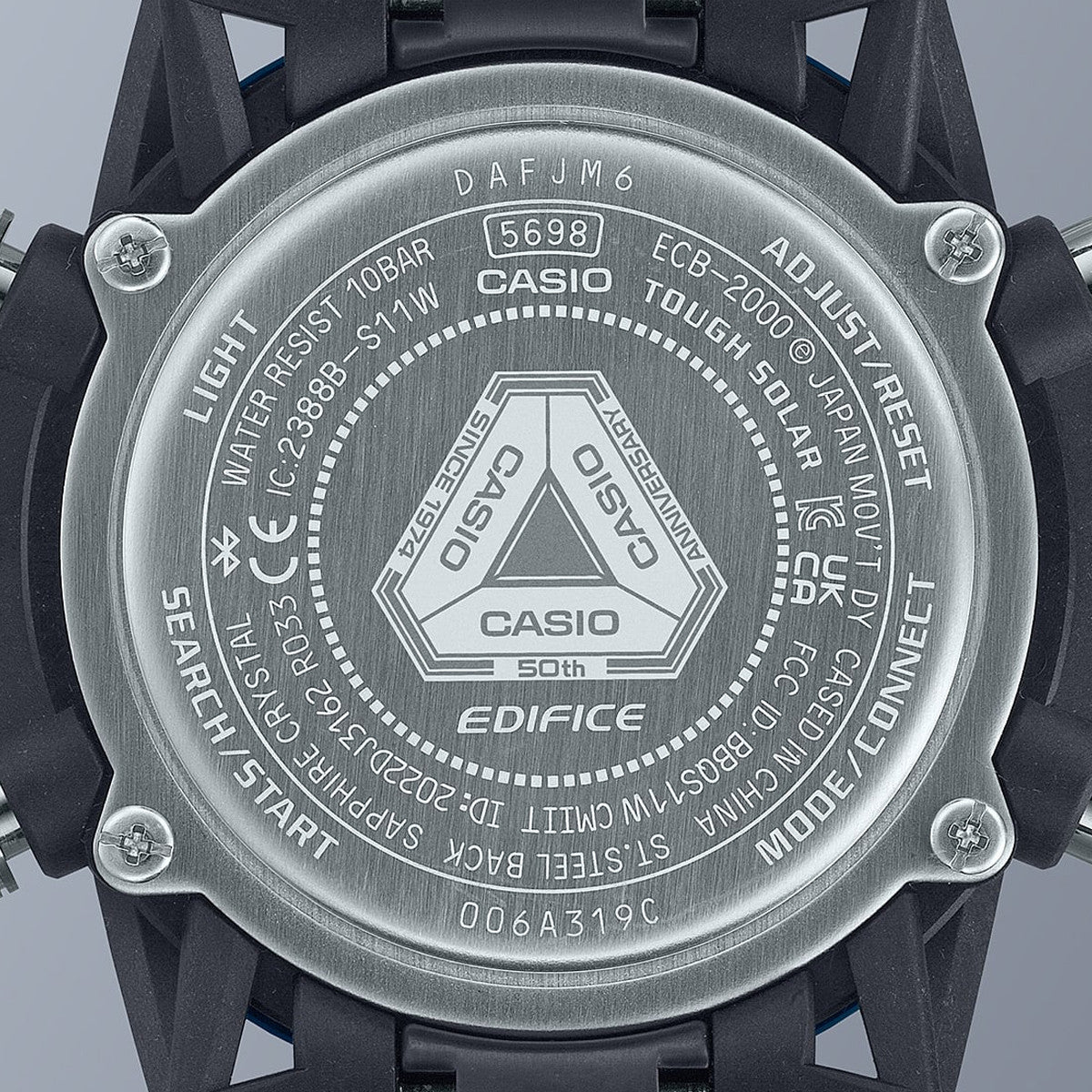 CASIO EDIFICE WATCHES Mod. ECB-2000SS-2AER