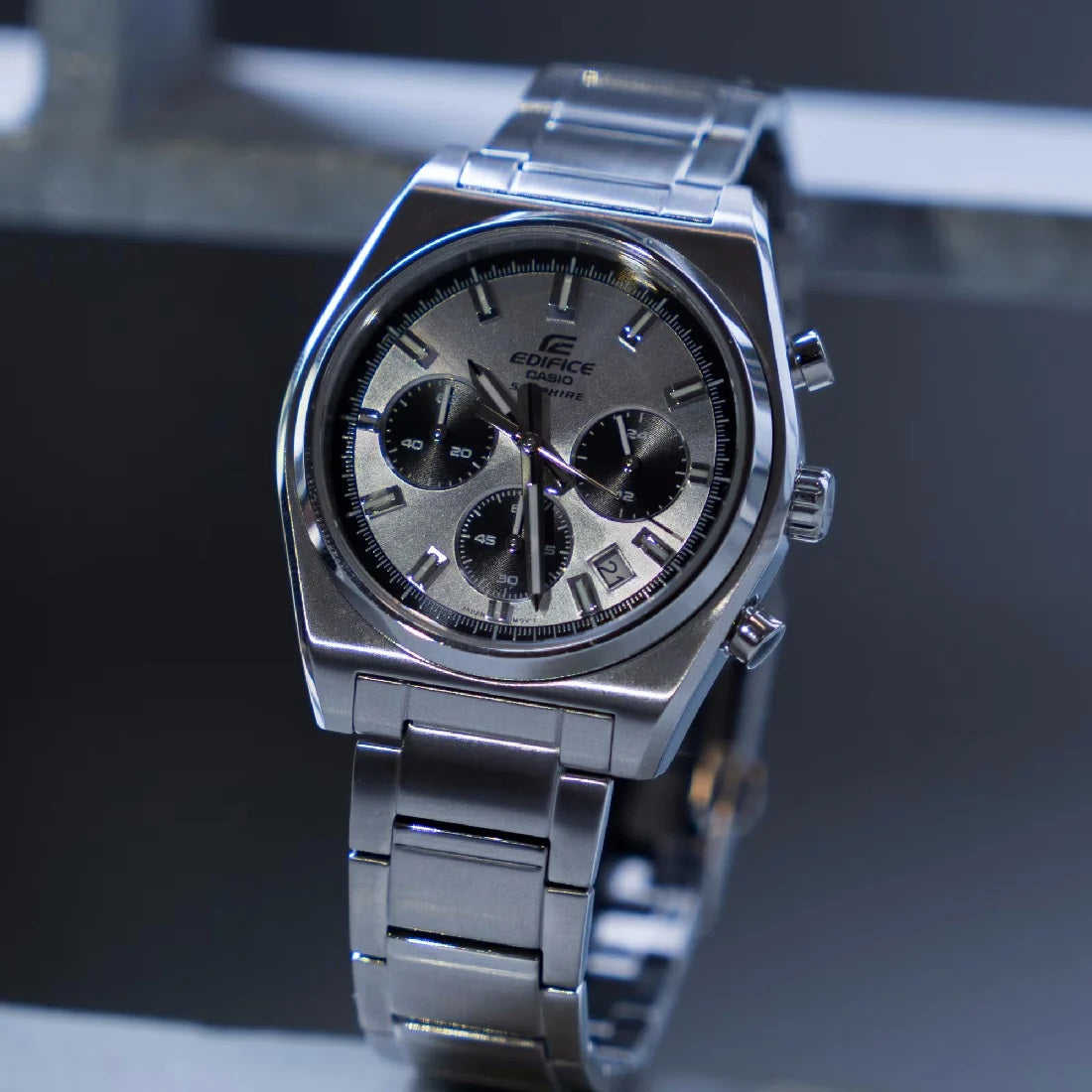 CASIO EDIFICE Mod. MOTORSPORT CHRONOGRAPH SILVER