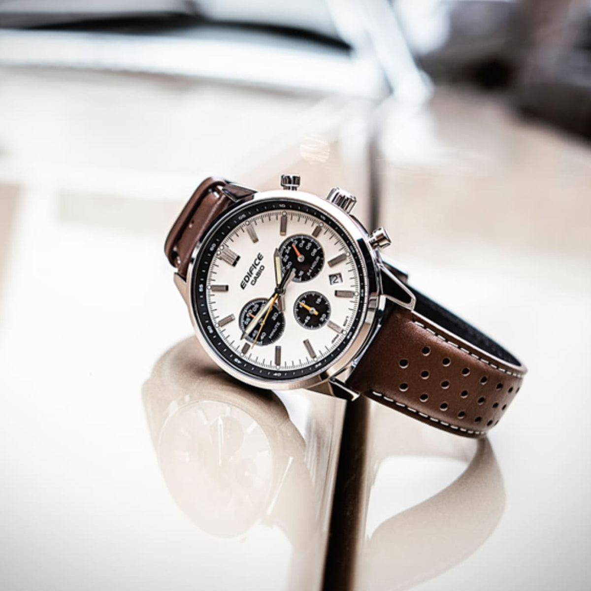 CASIO EDIFICE Mod. STANDARD CHRONOGRAPH - CHAMPAGNE