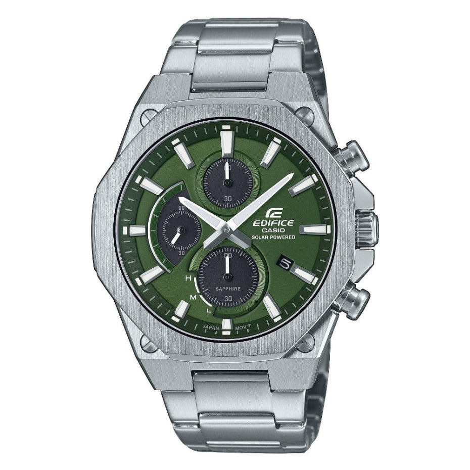 CASIO EDIFICE Mod. CHRONOGRAPH SLIM SAPPHIRE - GREEN New!