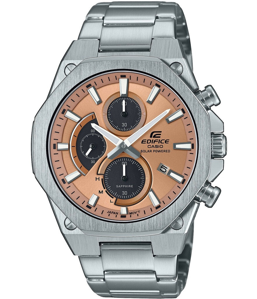  CASIO EDIFICE Mod. CHRONOGRAPH SLIM SAPPHIRE - COPPER New!