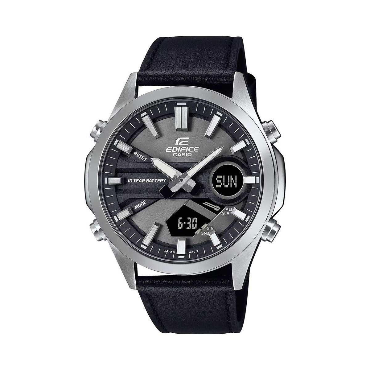 CASIO EDIFICE Mod. CLASSIC ANA-DIGIT - 10 YEAR BATTERY