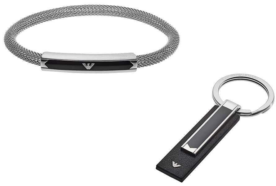 EMPORIO ARMANI JEWELS Mod. PARURE Special Pack (Bracelet+ Keychain)