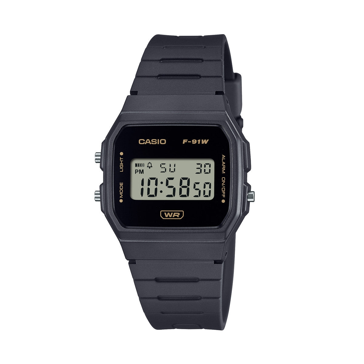 CASIO VINTAGE Mod. F-91 BIO RESIN STRAP - BLACK