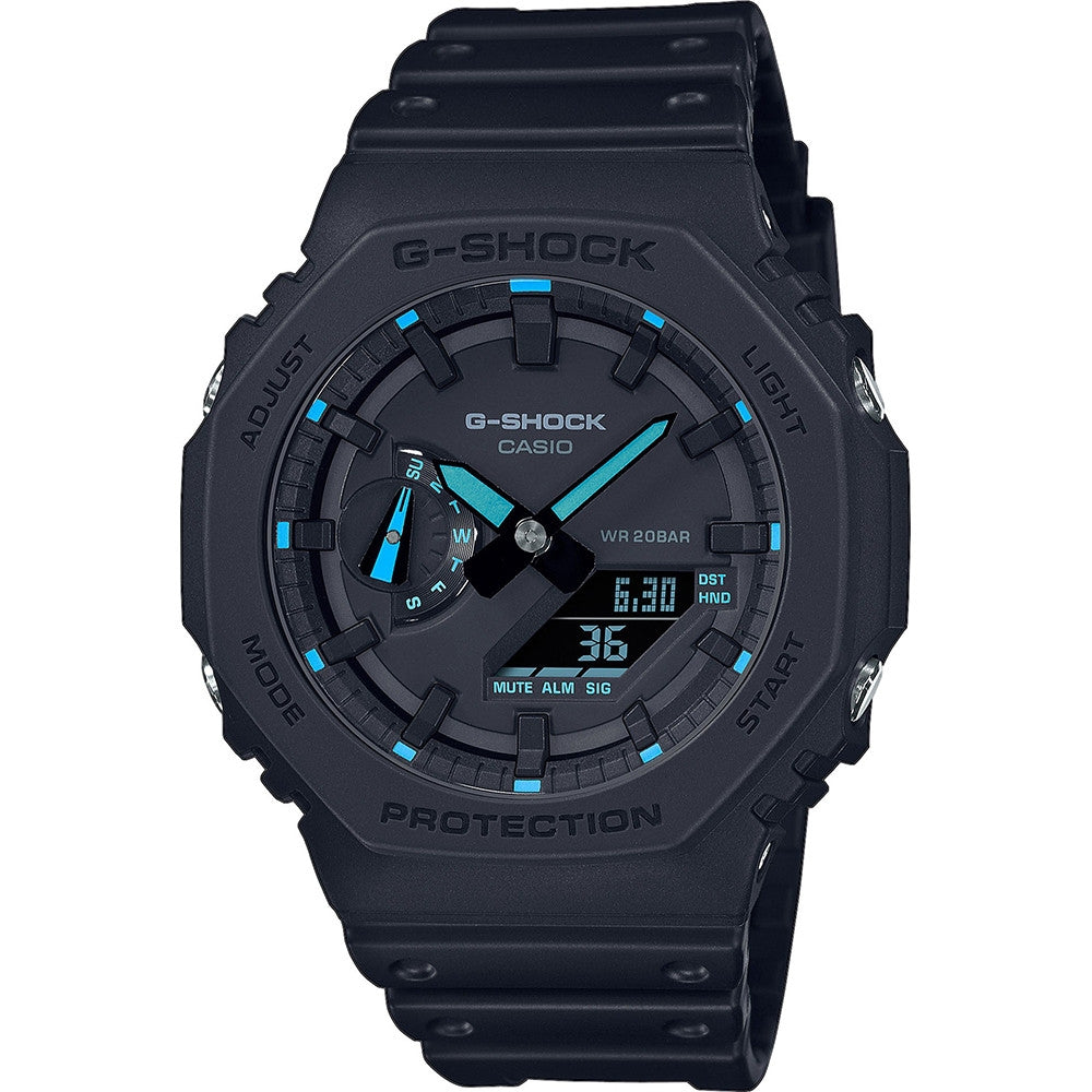 CASIO G-SHOCK Mod. OAK - Neon Blue Index 