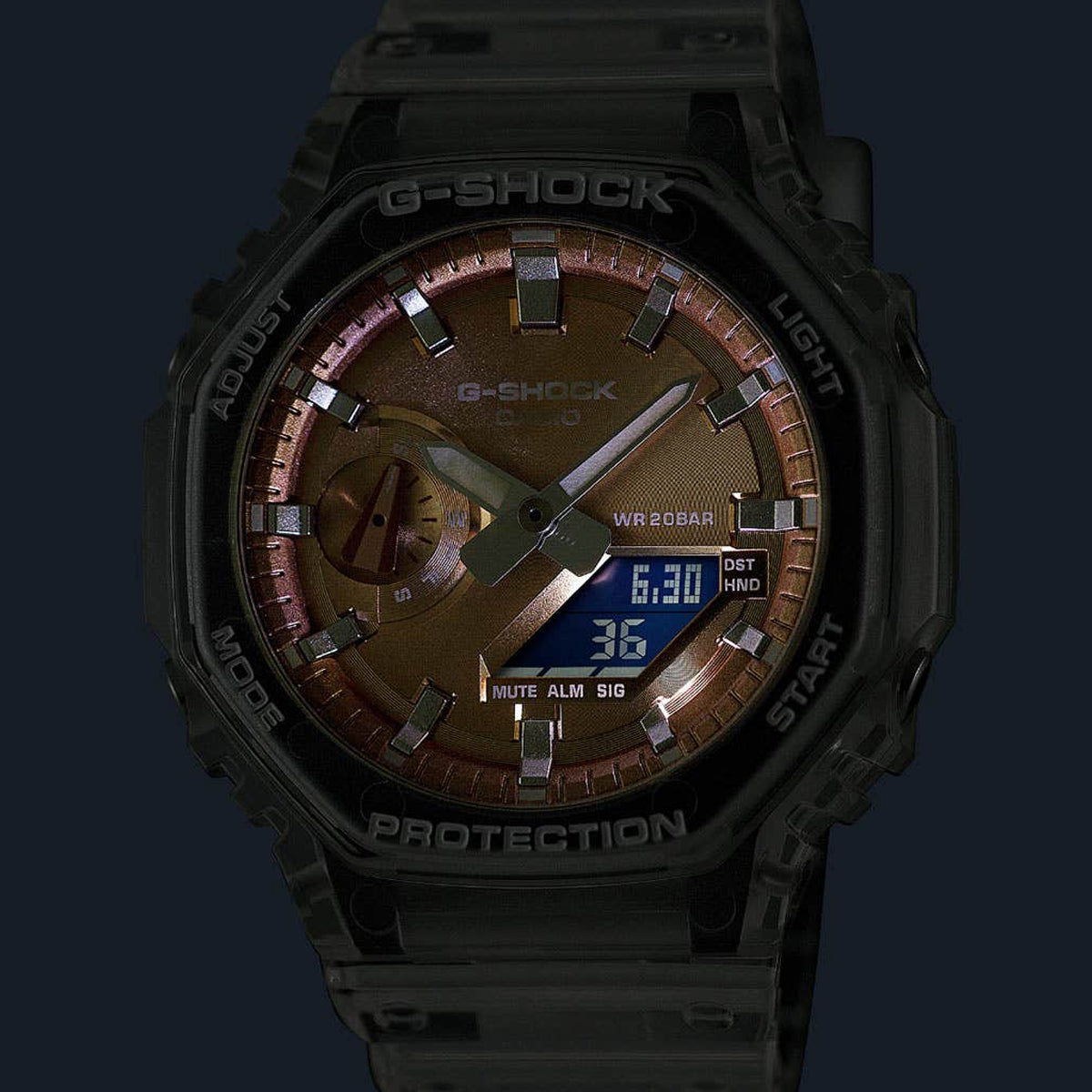 CASIO G-SCHOCK Mod. BRIGHT METALLIC - LIGHT BLUE