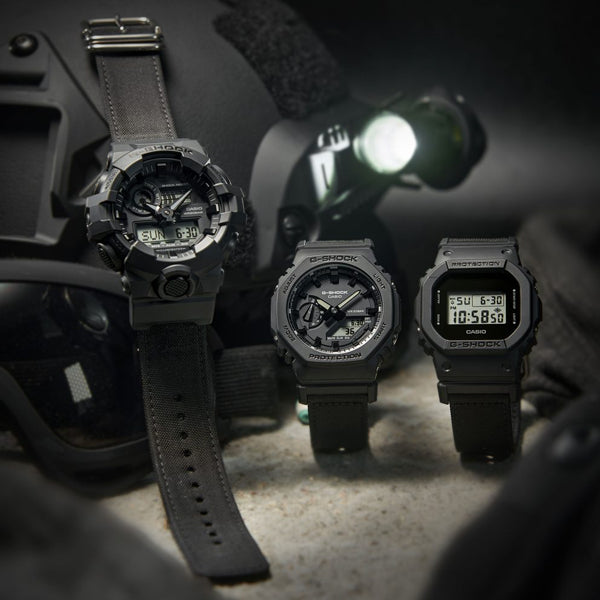 CASIO G-SHOCK Mod. BOLD - BLACK CORDURA ECO FABRIC STRAP SERIE