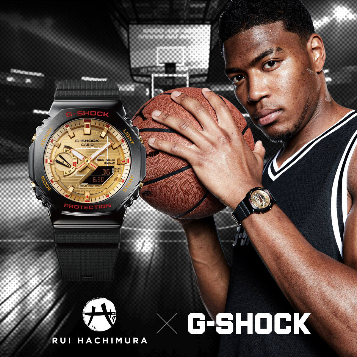 G-SHOCK Mod. OAK TOUGH SOLAR Bluetooth -  RUI HACHIMURA Limited Edition Special pack.