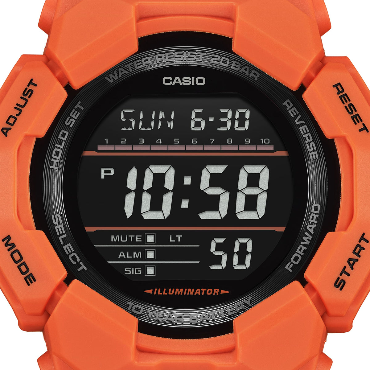 CASIO G-SCHOCK Mod. GRAND DIGIT - ORANGE