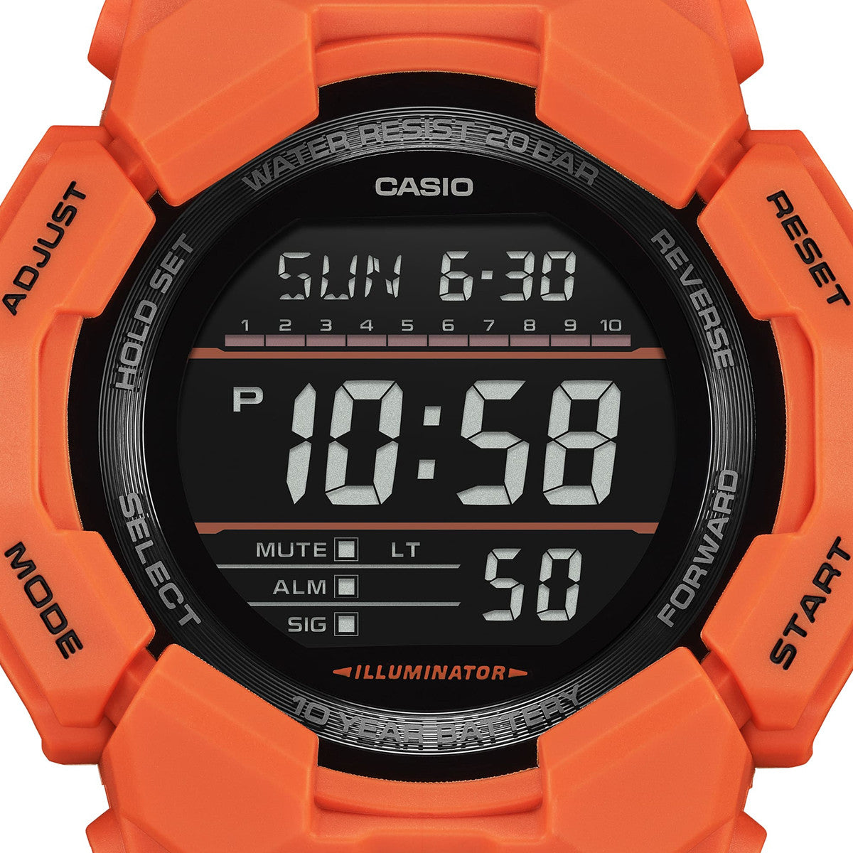 CASIO G-SHOCK Mod. NEW RUGGED BASIC Digital 10-Year Battery