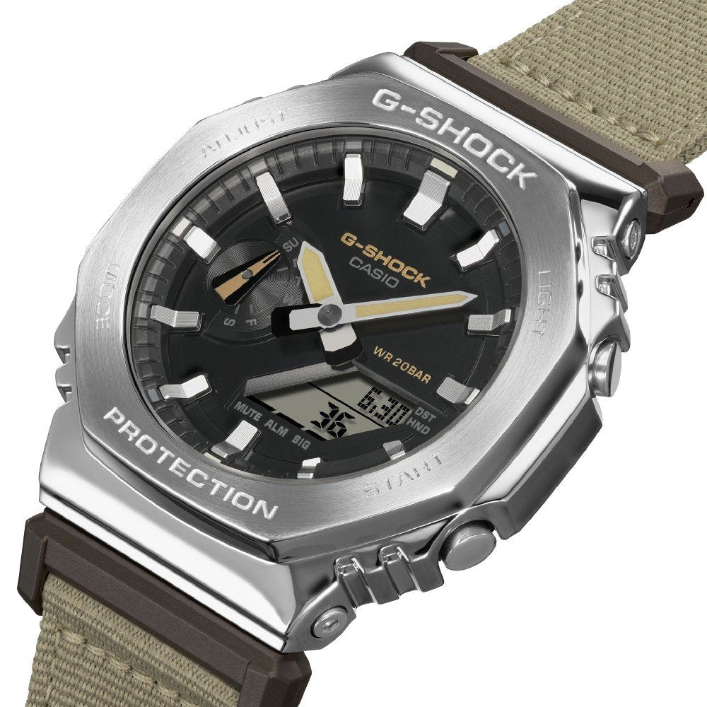 CASIO G-SHOCK Mod. OAK  METAL COVERED - UTILITY SERIE KHAKI BEIGE