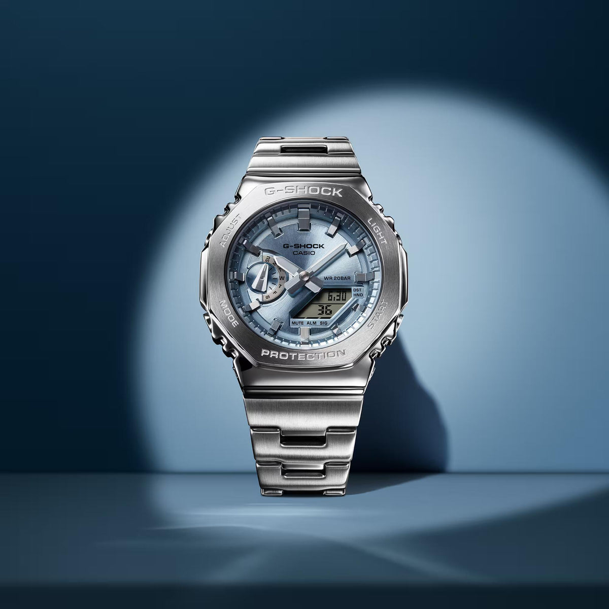 CASIO G-SHOCK Mod. OAK G-STEEL - LIGHT BLUE