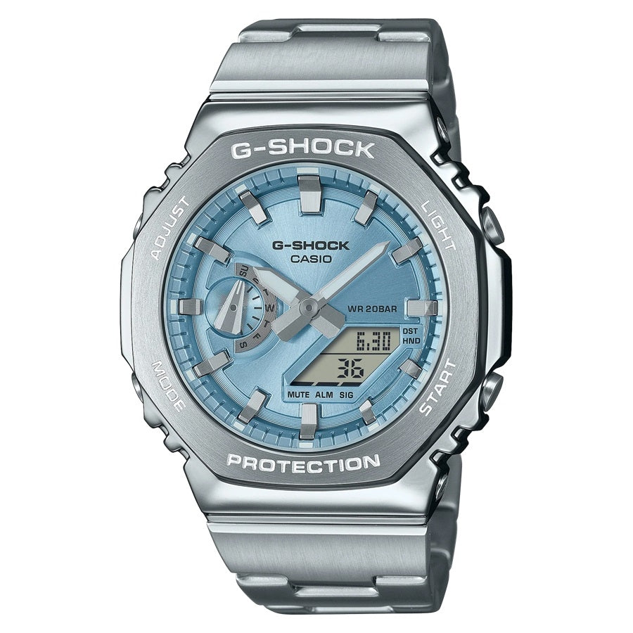 CASIO G-SHOCK Mod. OAK G-STEEL LIGHT BLUE