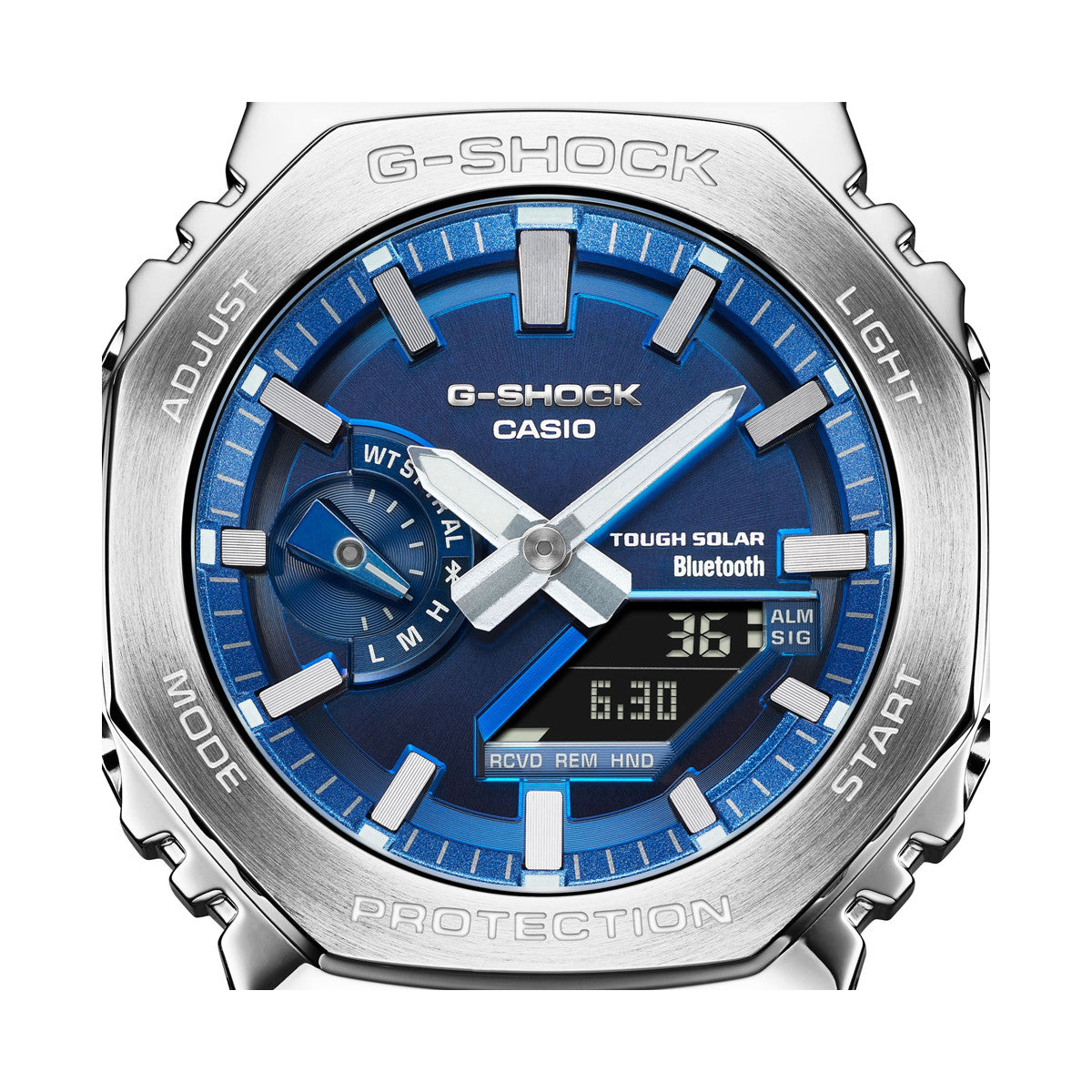 CASIO G-SHOCK MASTER OF G Mod. OAK FULL METAL - BLUE VAPOR SERIE Bluetooth®