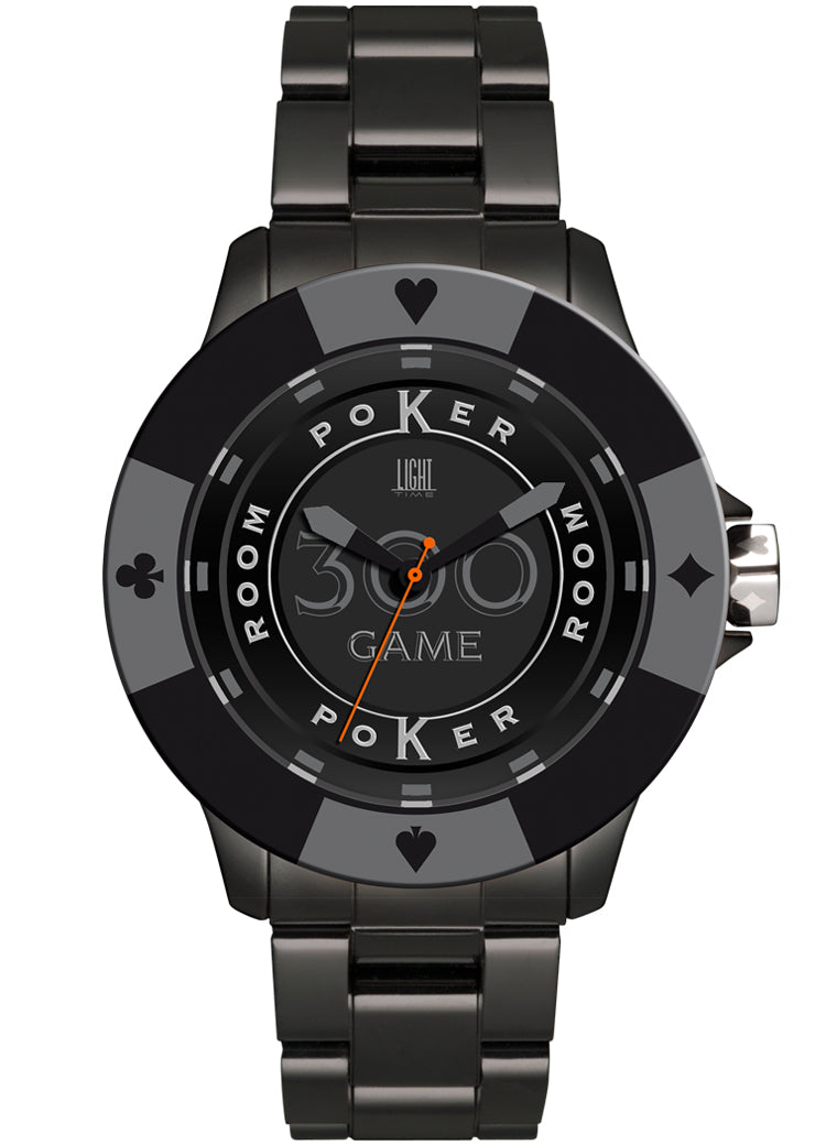 LIGHT TIME Mod. POKER - All Black