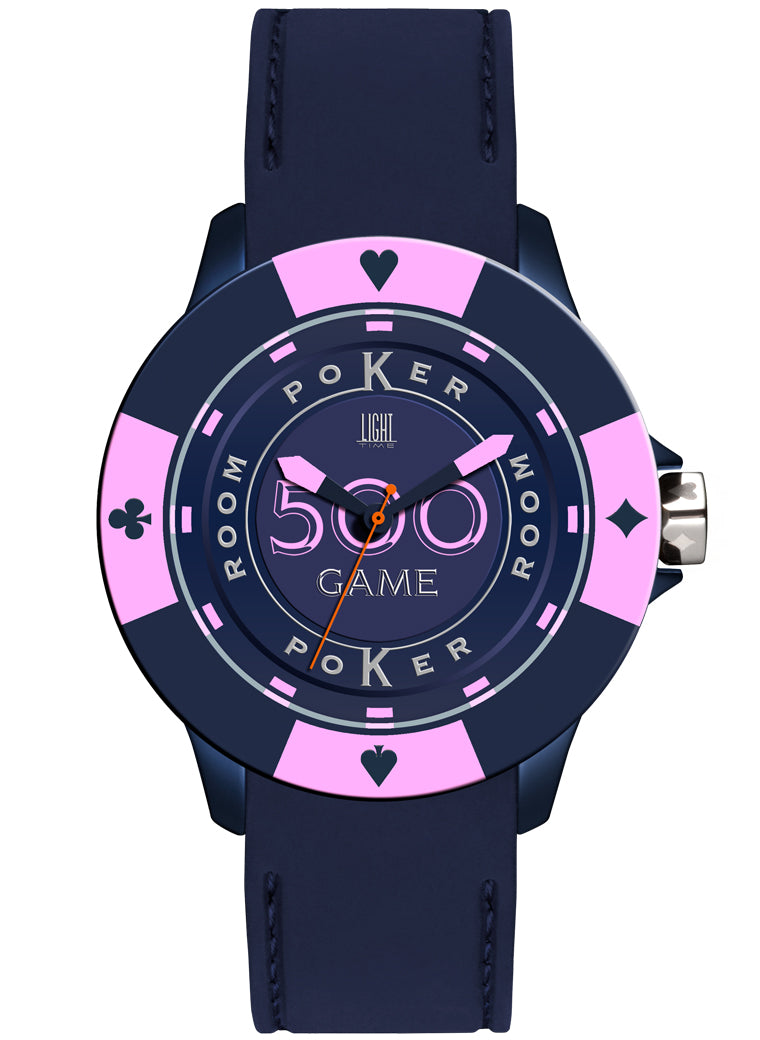 LIGHT TIME Mod. POKER - Blue / Pink