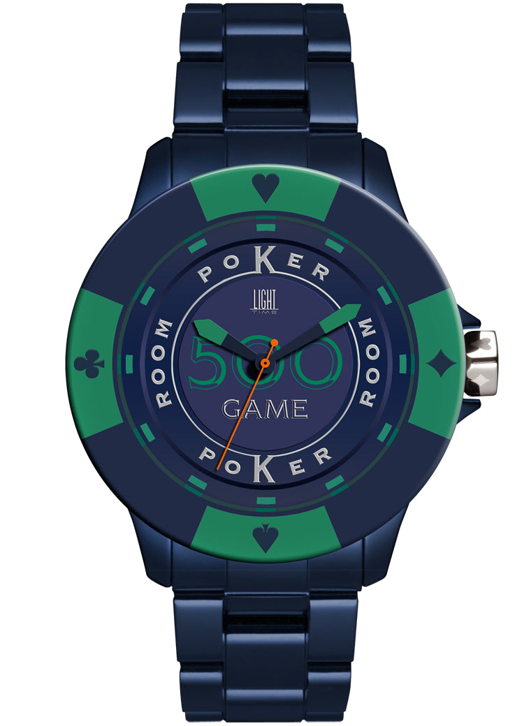 LIGHT TIME Mod. POKER - Blue / Green