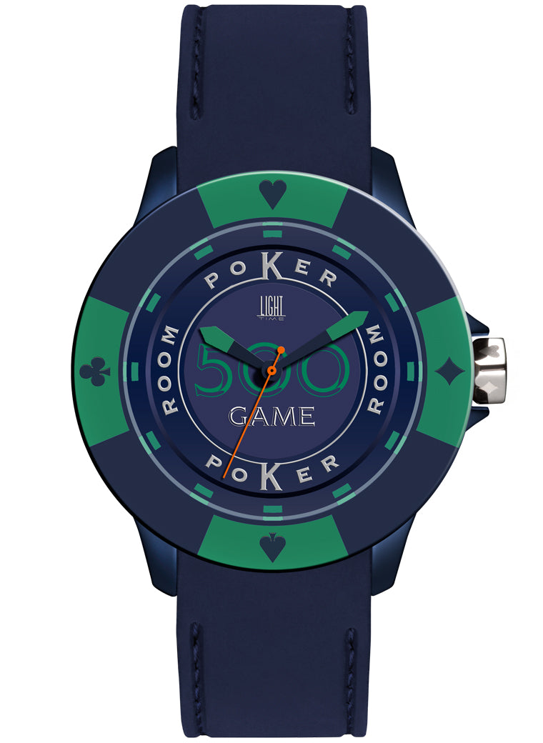 LIGHT TIME Mod. POKER - Blue / Green