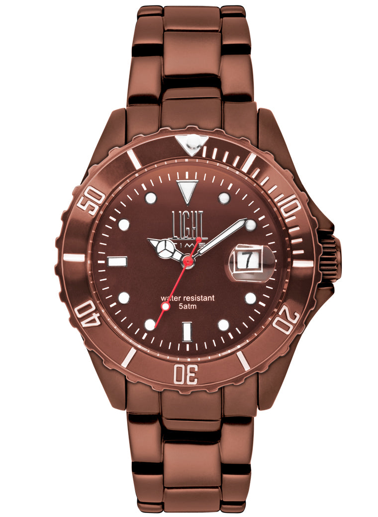 LIGHT TIME Mod. DIVER COPPER ALUMINIUM