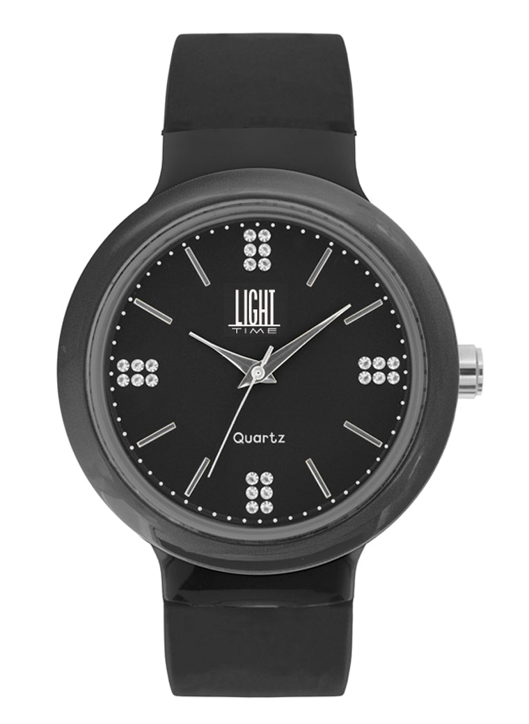 LIGHT TIME Mod. EUROPE Black / Strass