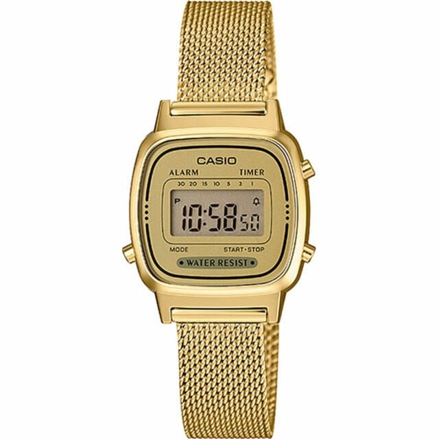 CASIO VINTAGE Mod. ICONIC MINI STEEL - GOLD MESH