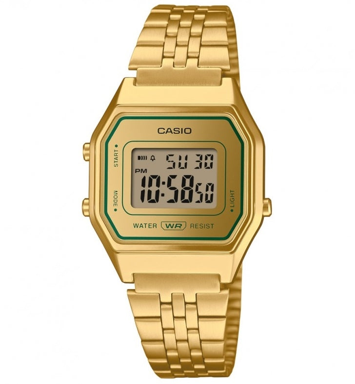 CASIO VINTAGE Mod. ICONIC GENT GOLD GREEN