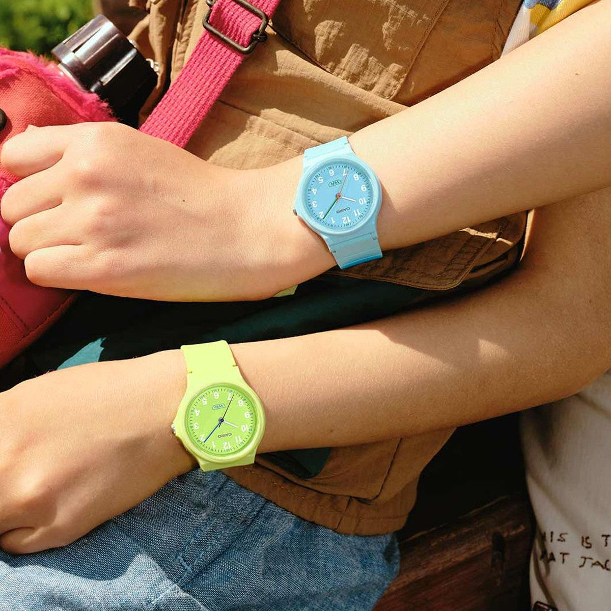 CASIO TIMELESS COLLECTION Mod. POP - BIO RESIN STRAP - LIGHT BLUE