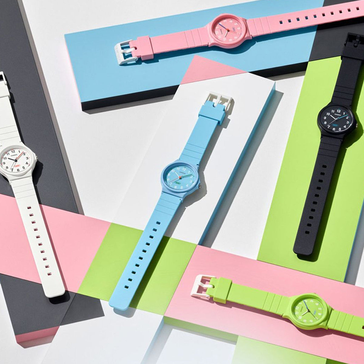 CASIO TIMELESS COLLECTION Mod. POP - BIO RESIN STRAP - WHITE