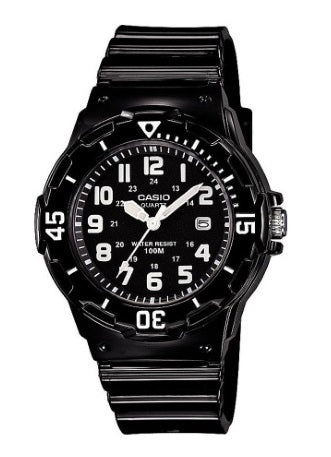 CASIO COLLECTION LADY DIVER - BLACK