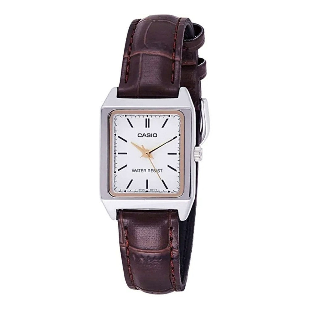 CASIO COLLECTION Mod. TANK. LEATHER - WHITE